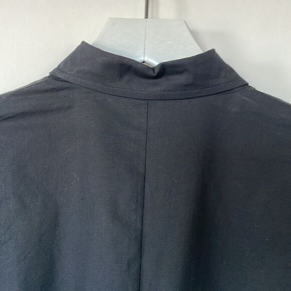 Club Monaco Vintage Black 3/4 Sleeve Button Down Shirt - Picture 6 of 6